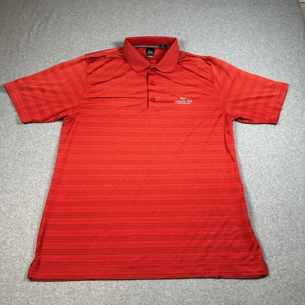 Vintage Page & Tuttle Cool Swing Golf Polo XL Red Country Club Shirt